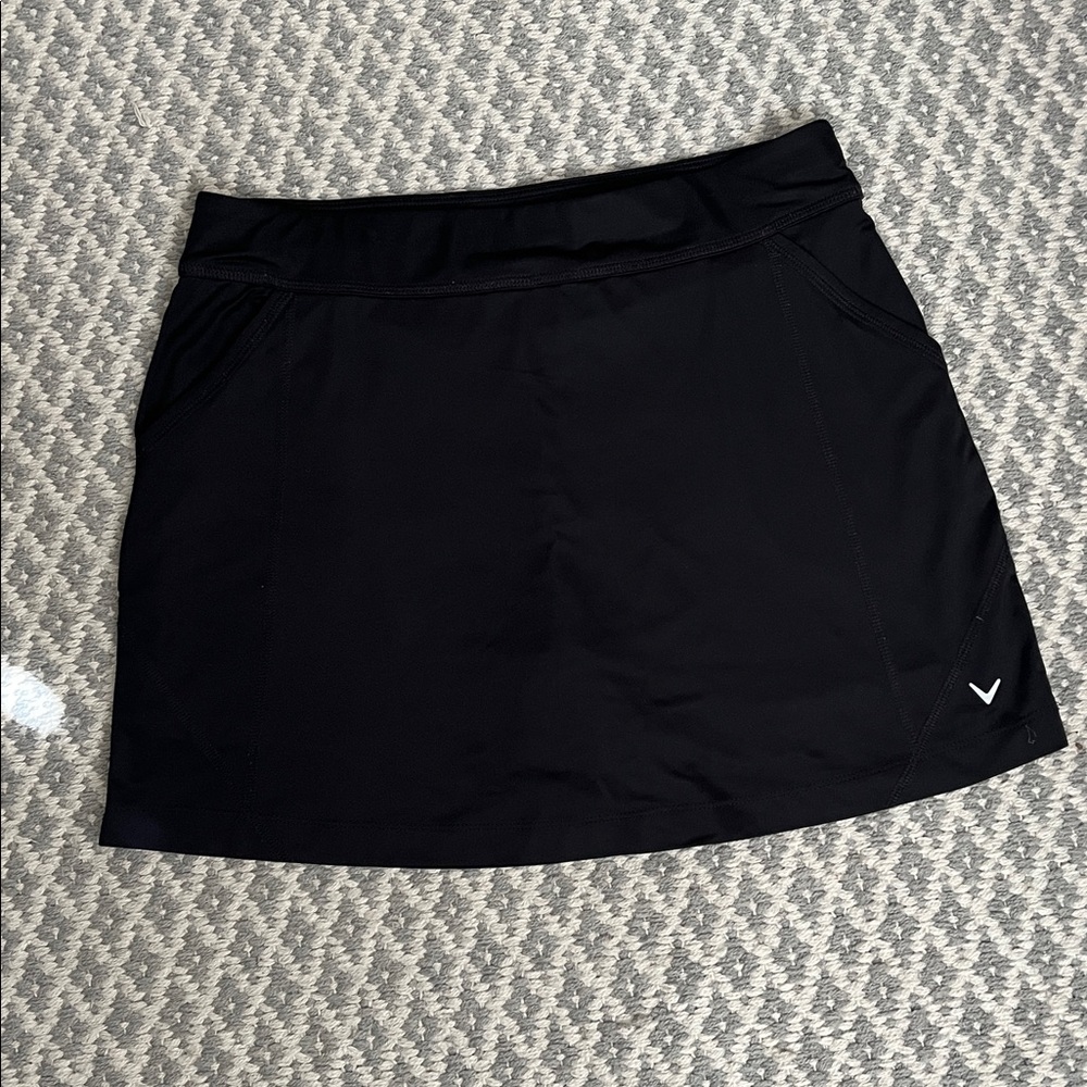 Callaway Black Skort Golf Tennis Skirt with Shorts